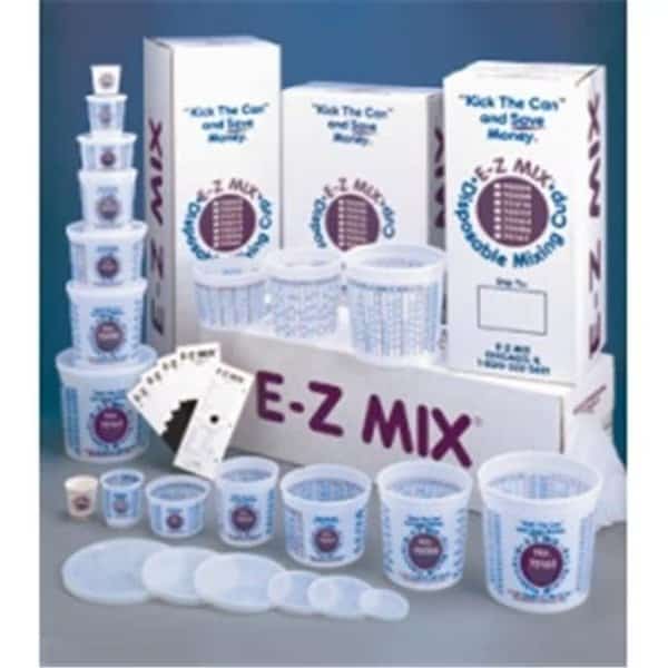 E-Z Mix EZX70004 .25 Pint Disposable Mixing Cups 400-Box