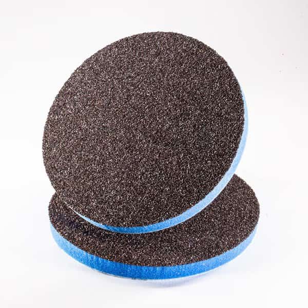 EKASILK PLUS 10mm Sponge 5" No Hole Medium (120-150 Grit Finish) Hook & Loop Sanding Pad