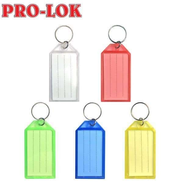 ProLok: Key Tag w/Ring-100/Bulk