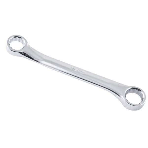 Full polished 12-point 15 Degree box-end wrench, 12 Mm X 13 Mm opening size