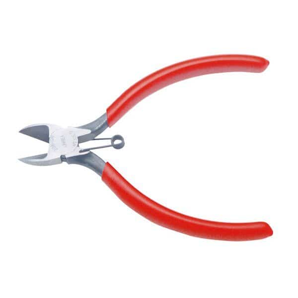 Pliers, Diagonal cut, with spring 6-1/64"
