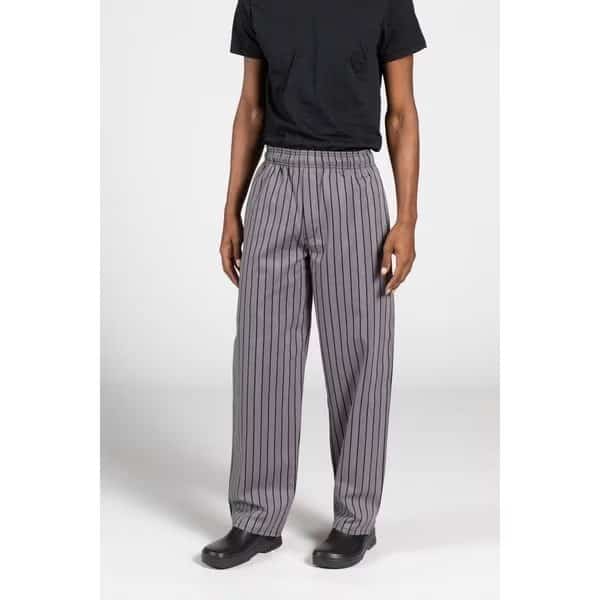 Yarn-Dyed Pant Blk & Grey Chevron 2XL