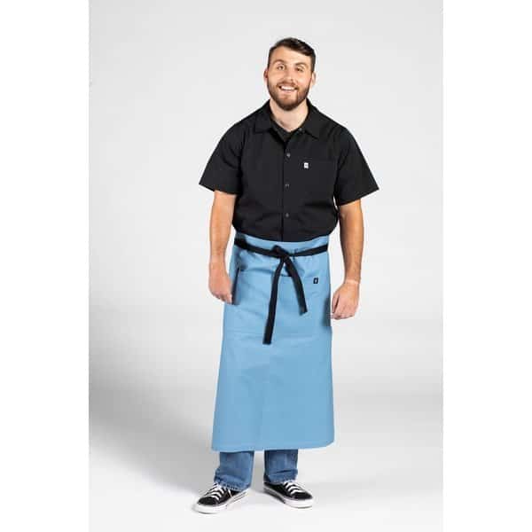 Muse Bistro Blue Gray Canvas Blk Webbing