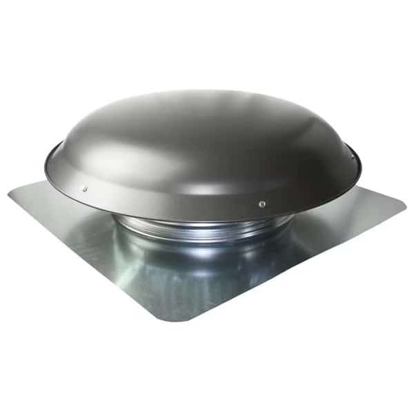 VX25 Series Large Capacity Round Static Vent in Weathered Gray