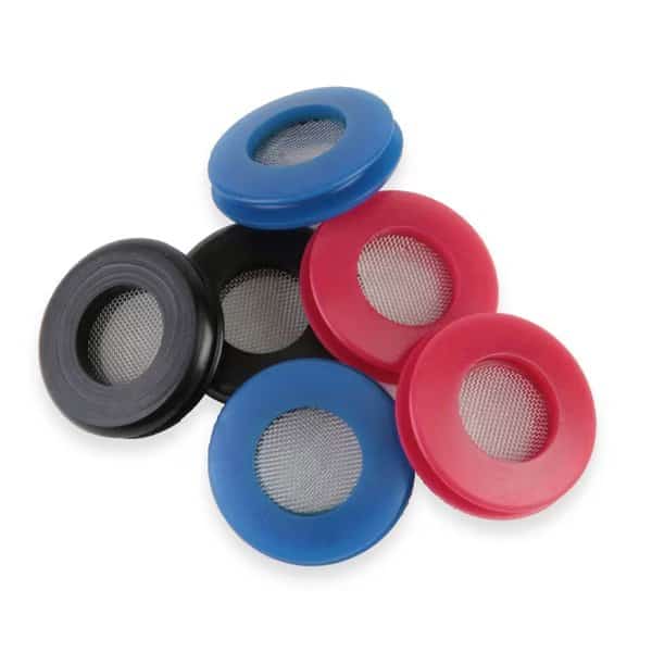 Gladhand Seal With Screen, Red