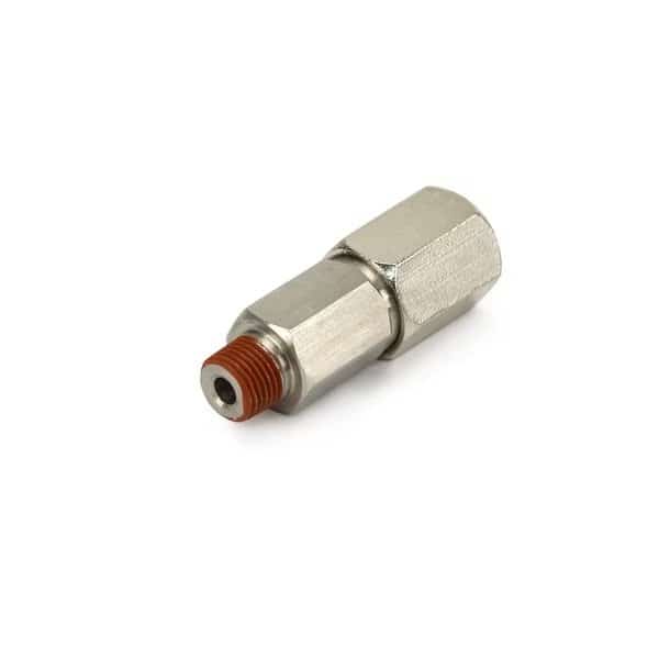 Check Valve,1/8"M to 1/8"F,NPT,OD 16mm, Mfr#: 92824, VIAIR CORPORATION