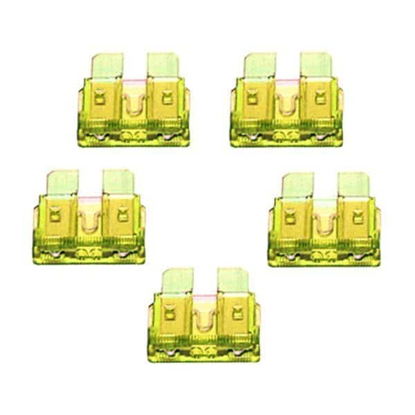 Fuse,5 pcs.,20-Amp, Mfr#: 92931, VIAIR CORPORATION