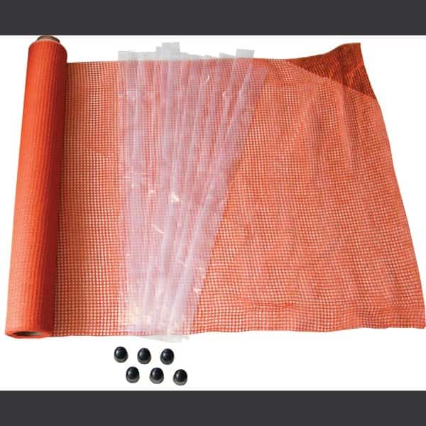 Orange EZ Pocket Net Fence, 4FT x 50FT