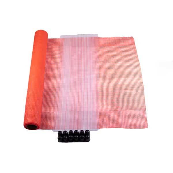 Orange EZ Pocket Net Fence, 4FT x 100FT