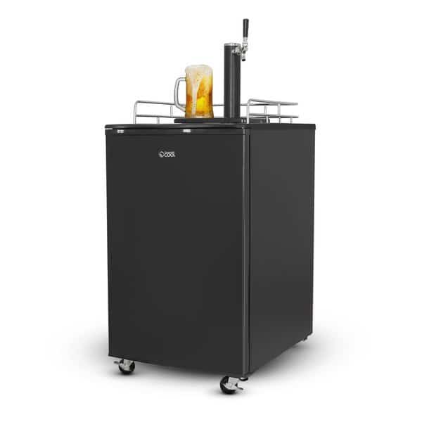 6 Cubic Feet cu. ft. Single Tap Freestanding Kegerator with Adjustable Temperature