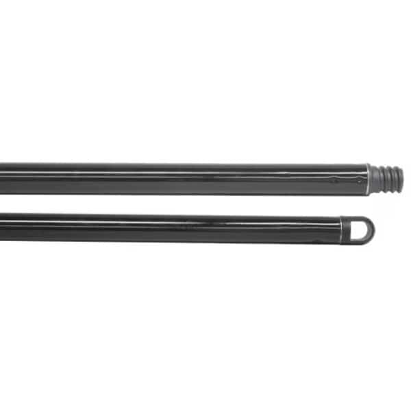 48" Metal Handle, Threaded, 3/4" Diameter, Black