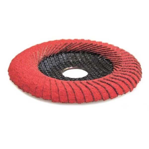 5 Tiger Angled (Radial) Ceramic Flap Disc 60C 7/8 Arbor Hole