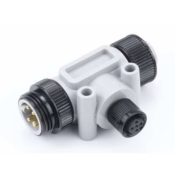 Pin & Sleeve Plug, 250V AC, 5 Pole, Gray