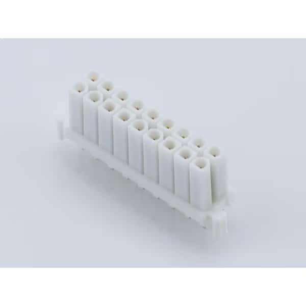Rectangular Power Connector, 18 Contact(S), Female, Solder Terminal, Receptacle, Molex, Mfr#: 15247183