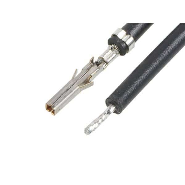 Mini-Fit Jr. F-S 75Mm 18 Awg Bk Au