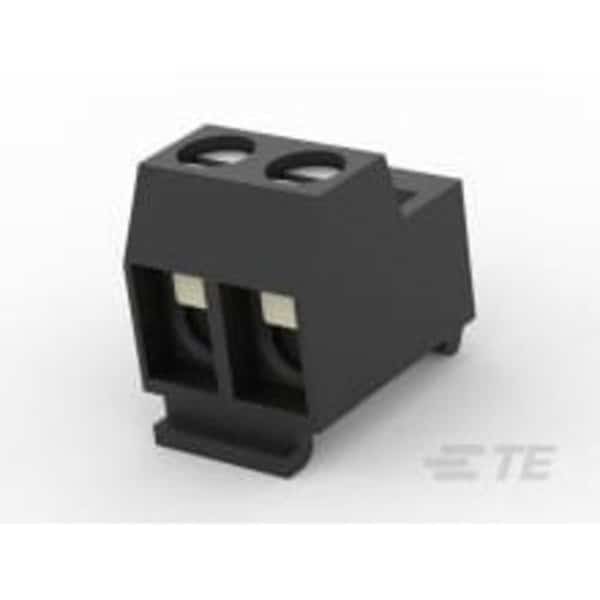 PluggableTermBlkConn 2Pos 5mm Screw Straight 10A