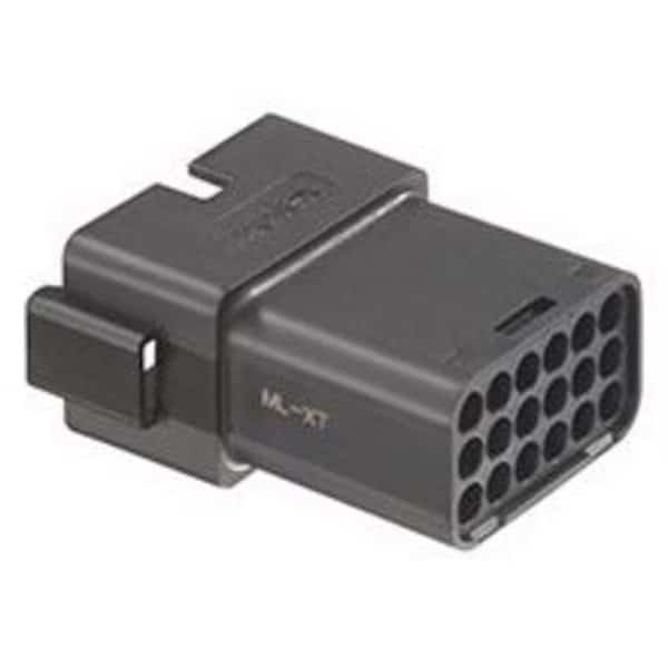 Automotive Connectors Ml-Xt 18Ckt Rec Blk Key Op D W Seal
