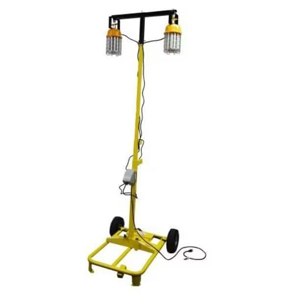 36,000 Lumen 300W LED, Double Head, 360 degree, Cart Tower