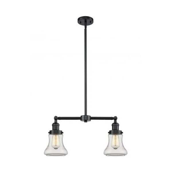 2 Light Vintage Dimmable Led Bellmont 22 Inch Chandelier, 693923