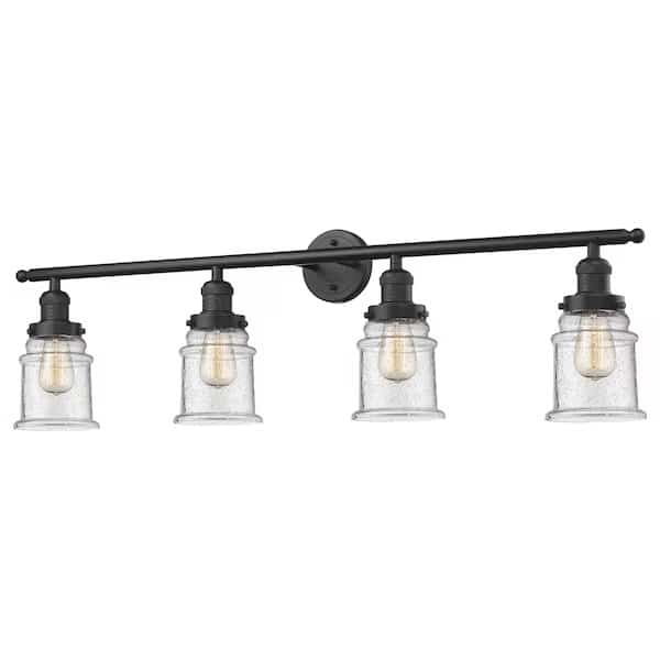 4 Light Vintage Dimmable Led Bathroom Fixture, 532728