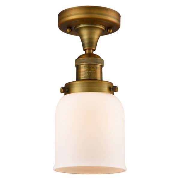 One Light Vintage Dimmable Led Semi-Flush Mount, 533885