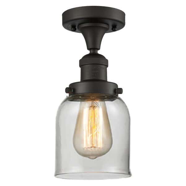 One Light Vintage Dimmable Led Semi-Flush Mount, 533998
