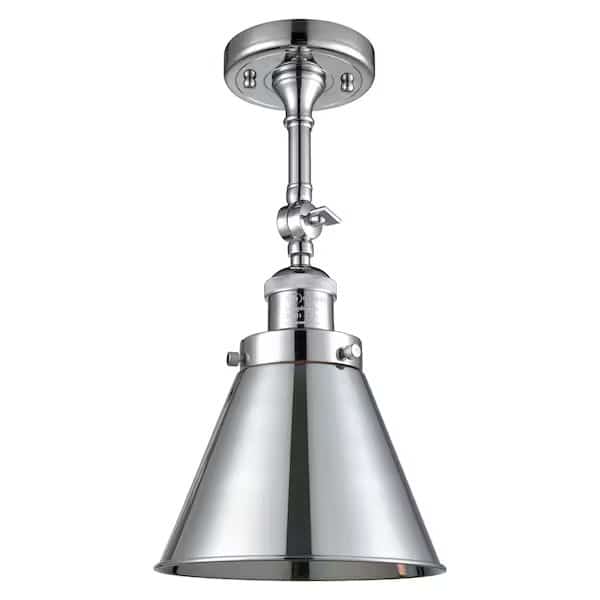 1 Light Appalachian 8 Inch Semi-Flush Mount, 698628
