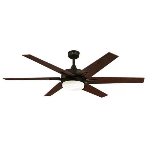 Cayuga 60-Inch Indoor Ceiling Fan w/Dimmable LED Light Kit