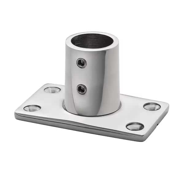 Stainless Steel 90 Degree Rectangular Base Rail Fitting