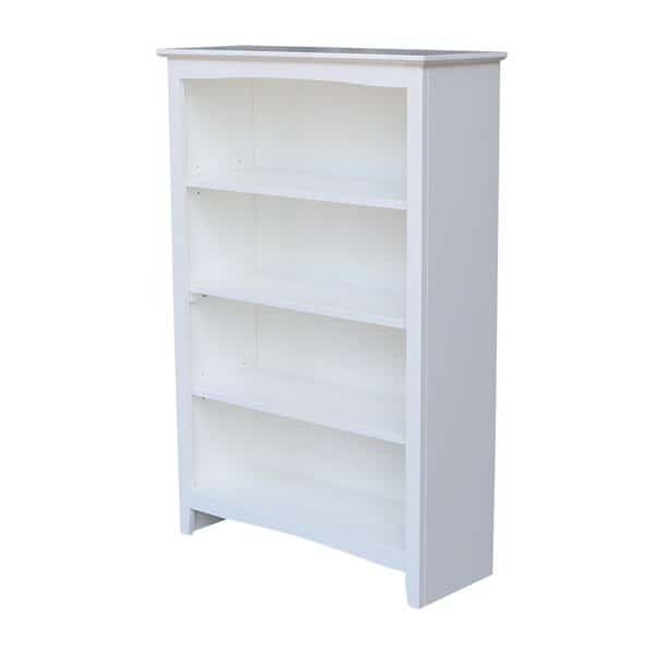 Shaker Bookcase, 48"H, White