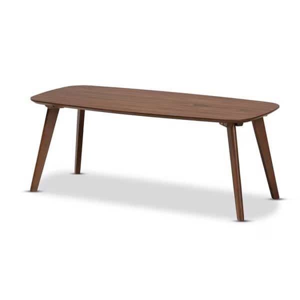 Dahlia Mid-Century Walnut Finished Coffee Table