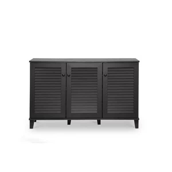 Warren Espresso Shoe-Storage Cabinet