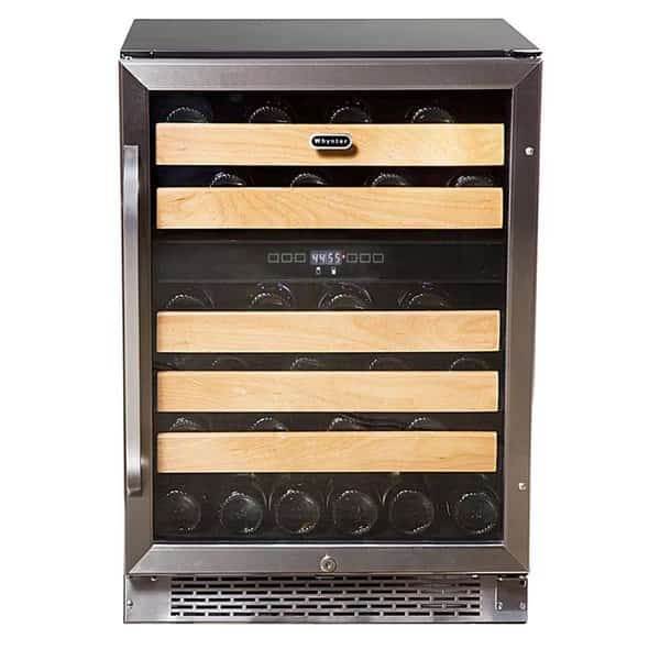 46 Bottle Dual Temperature Zone Built-In Wine Refrigerator