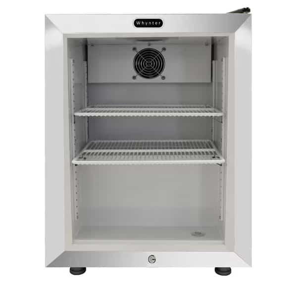 Energy Star Countertop Reach-In 1.8 cu ft Display Glass Door Freezer