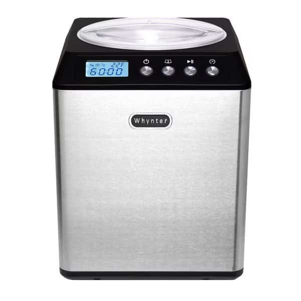 2.1 Qt Upright Ice Cream Maker with Stainless Steel Bowl
