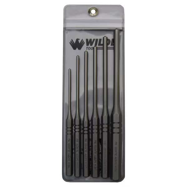 6-PIECE ROLL SPRING PUNCH SET-VINYL POUCH