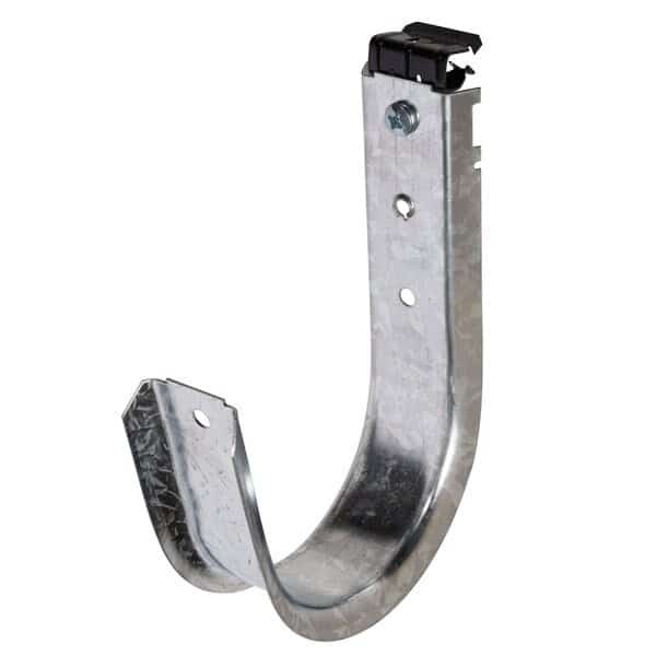 4in. J Hook with Hammer on Flange 5/16in. to 1/2in., 25PK
