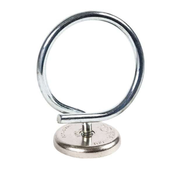 2in. MAGNETIC BRIDLE RING, SHORT STEM STANDOFF, 100 LB MAGNET, 100PK