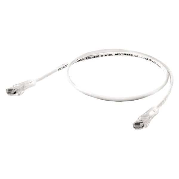 CBL ASSY MOD 24-4PR STRANDED, CAT6 T568A/B 7FT, WHITE NEXTSPEED