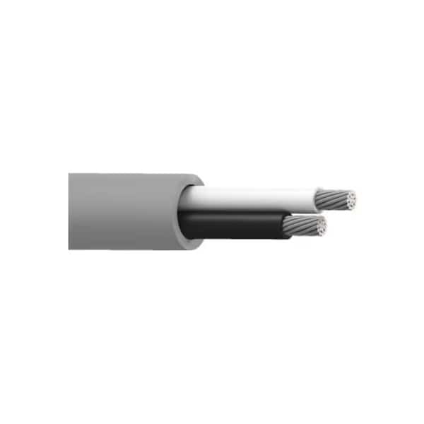 Multi-Conductor Cable, AWM, 18 AWG, 3 C, Gray, PVC, Stranded, 300V AC, Indoor, 1000 ft