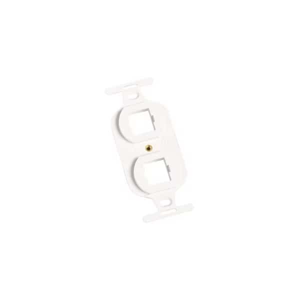 2-PORT FLUSH MT UNLOADED, SGL GANG M-SERIES 106 TYPE, 106622251 WHITE
