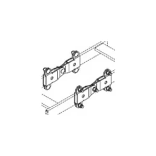 CABLE RUNWAY BUTT SWIVEL, SPLICE KIT, STEEL, BLACK