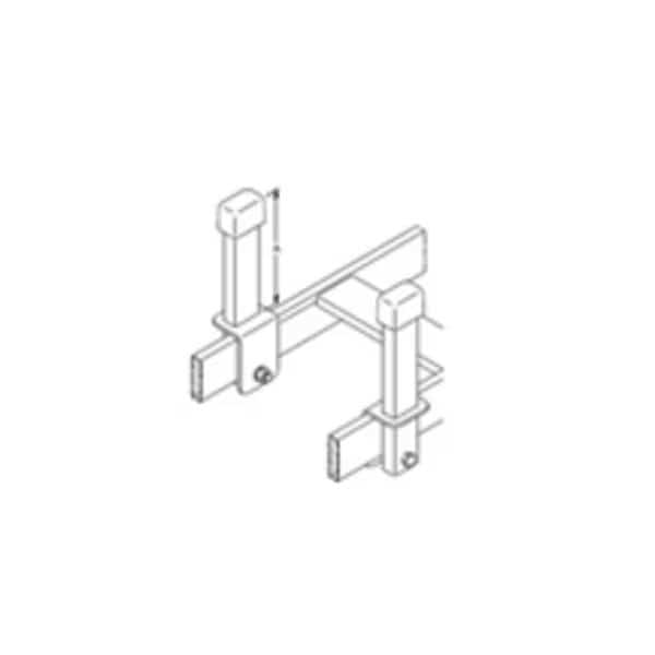 8" CABLE RUNWAY RETAINING POST, KIT, INCL (1) POST, CAP, HDWR