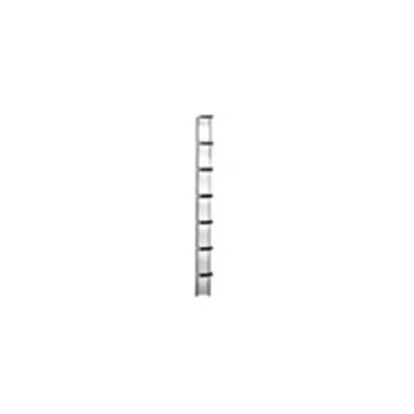 WIDE VERTICAL CABLE MGR, SNGL, SIDED, 84"H X 6"W X 6.38"D, CLEAR