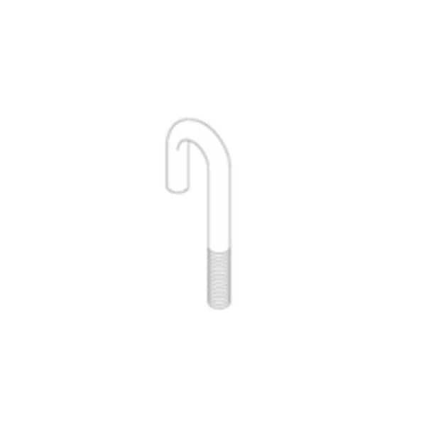 CABLE RUNWAY J-BOLT KIT INCL;, 5/16-18 J-BOLT, 2.25" L, WASH