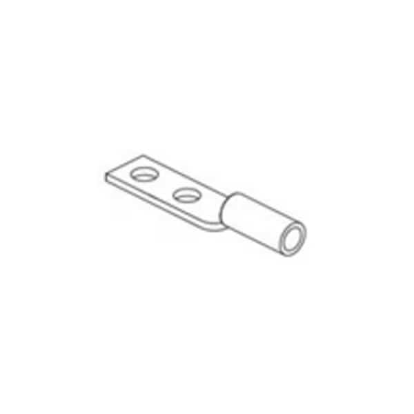 COMPRESSION LUG FOR No 6AWG WIRE, SPACING:5/8, 1/4 HOLE,