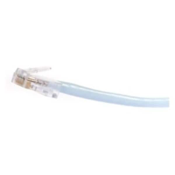 CBL ASSY MOD 24-4PR STRANDED, CAT5E IP1 T568B 10FT LT BLUE