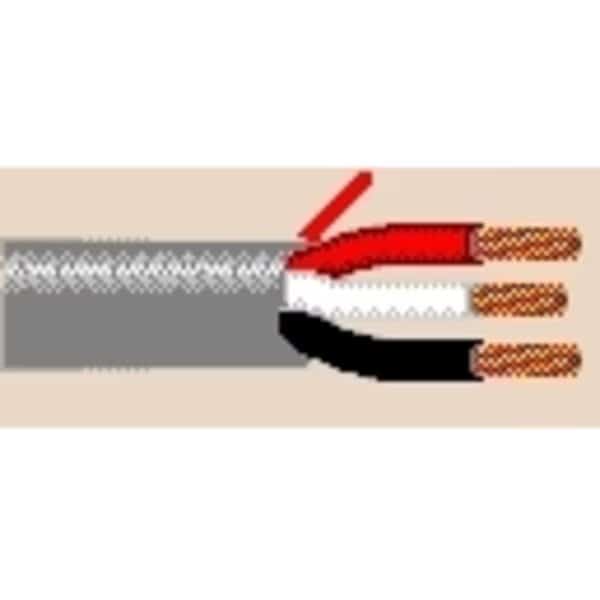 16-3C STR BC PP, PVC JKT GRY CMR 75C, 1000' REEL, 1000FT