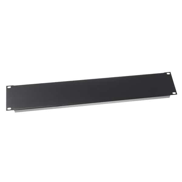 ECONO-BLANK FLANGED 6 RMU, BLACK POWER COAT FINISH, 10.5"