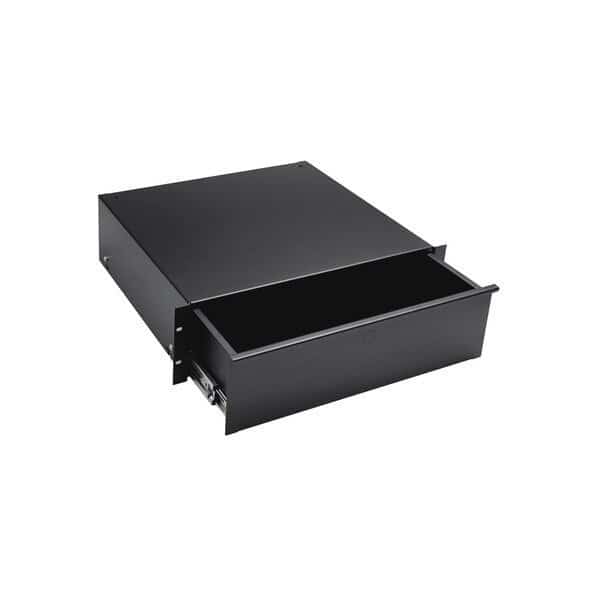UTILITY DRAWER 3 RMU 5.25", BLACK POWER COAT FINISH,